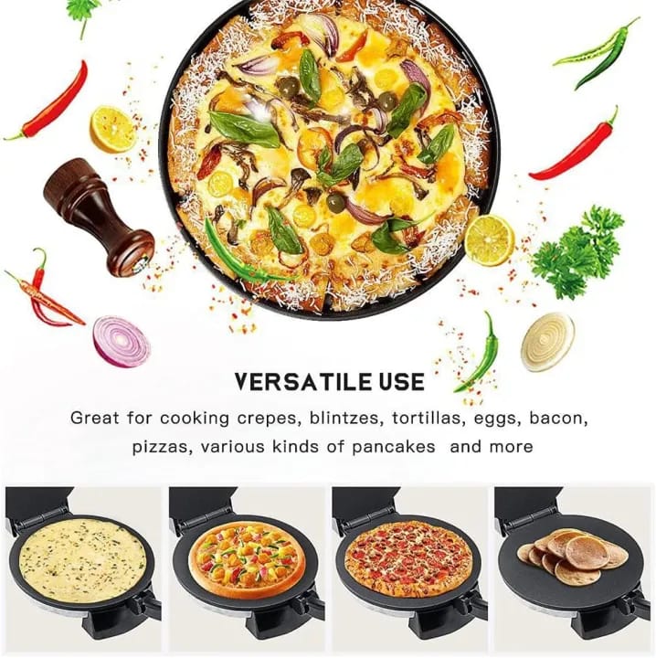 RAF Roti Maker 1800W – Electric Chapati Maker Machine | Non-Stick Roti, Tortilla & Pancake Maker