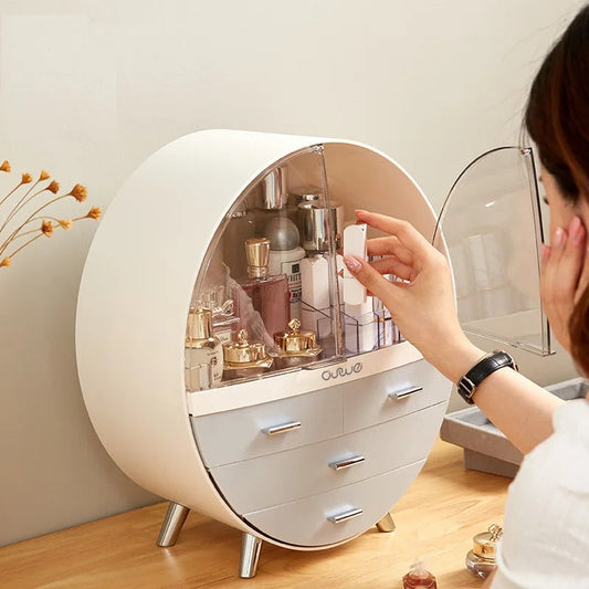 Right Way Shop™ Dustproof Makeup Organizer with Drawers & Brush Holder