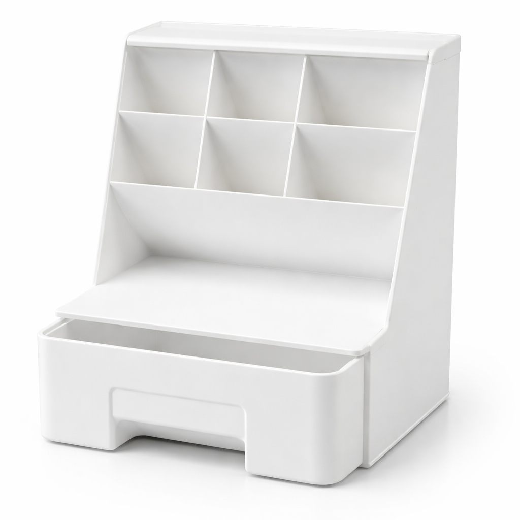 Right Way Shop™ Multi-Compartment Makeup & Desk Organizer