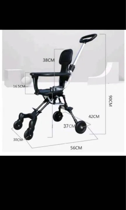 Right Way Shop™ 3-in-1 Foldable Luxury Baby Stroller