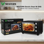 Western Electric Oven W-2416 – 24L Multi-Function Electric Oven | Baking, Grilling, Roasting & Toasting Oven