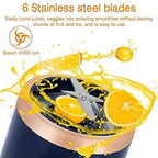 Portable Blender Juicer Machine – 2-in-1 USB Rechargeable Smoothie Maker | 400ml Personal Mini Fruit Mixer