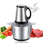 3L Silver Crest Chopper Machine 1000W Powerful Motor | 3 Speed Control Electric Food Chopper