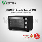 Western Electric Oven W-2416 – 24L Multi-Function Electric Oven | Baking, Grilling, Roasting & Toasting Oven