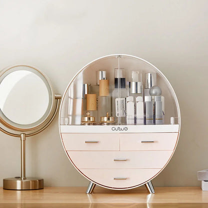 Right Way Shop™ Dustproof Makeup Organizer with Drawers & Brush Holder
