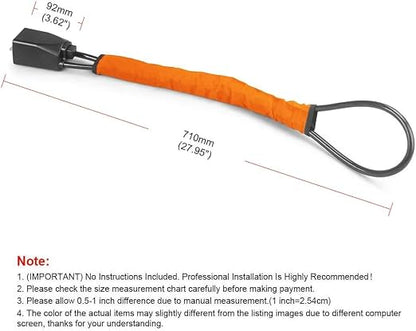 Car Seat Belt Steering Wheel Anti-Theft Locking Device