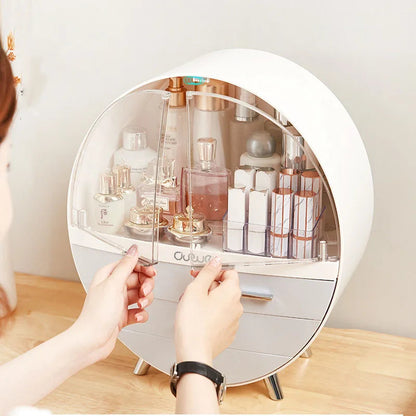 Right Way Shop™ Dustproof Makeup Organizer with Drawers & Brush Holder