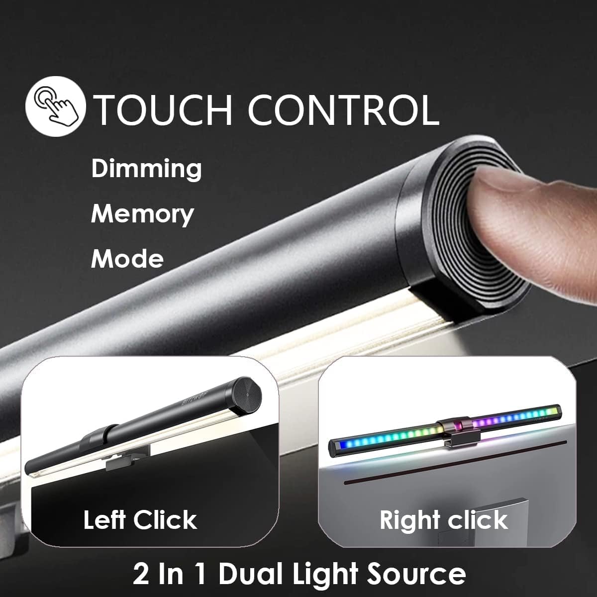 Right Way Shop™ RGB Monitor Light Bar – Eye Protection & Ambient Backlight