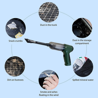 Rechargeable Dual-Mode Cordless Mini Vacuum & Air Blower