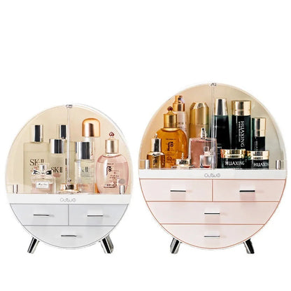 Right Way Shop™ Dustproof Makeup Organizer with Drawers & Brush Holder