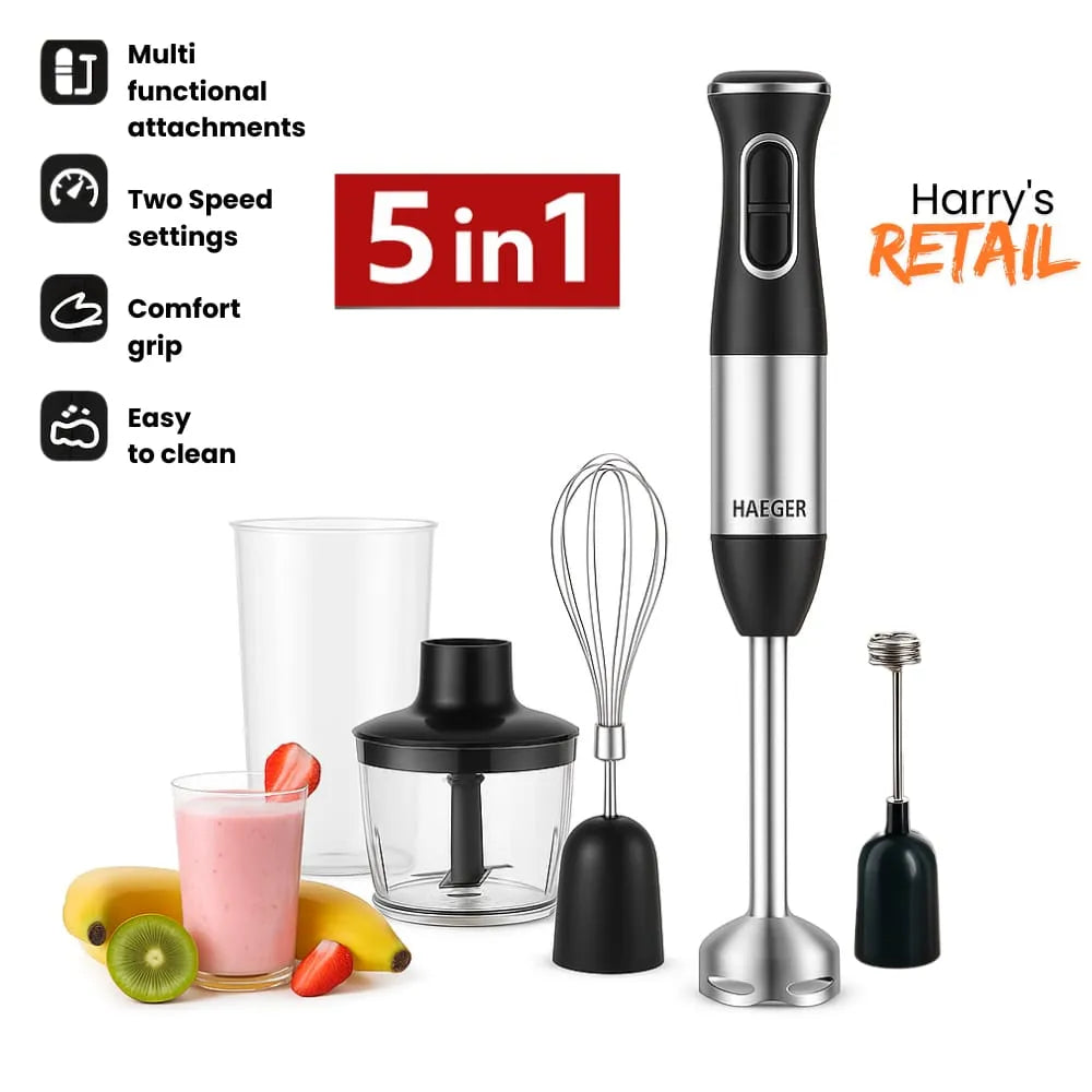 HAEGER 5-in-1 Multi Functional Hand Blender