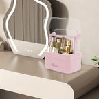 Right Way Shop™ Large Makeup Organizer with Dustproof Lid & Drawers
