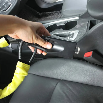 Car Seat Belt Steering Wheel Anti-Theft Locking Device