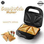 2-Slice Sandwich Maker | Fast Heating Toast & Snack Maker | Cool Touch Handle