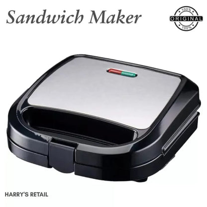 2-Slice Sandwich Maker | Fast Heating Toast & Snack Maker | Cool Touch Handle