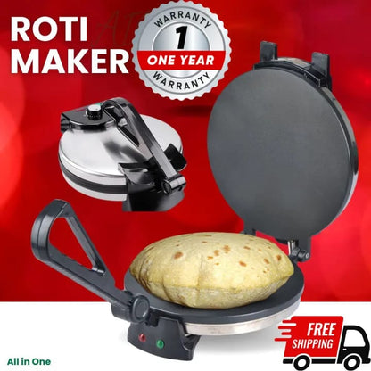 Electric Roti Maker – Automatic Chapati Maker Machine | Non-Stick Roti, Tortilla, Pancake & Crepe Maker