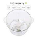 1.8L Electric Chopper Machine – Food Processor | Vegetable Cutter, Meat & Spice Grinder