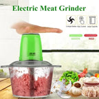 1.8L Electric Chopper Machine – Food Processor | Vegetable Cutter, Meat & Spice Grinder
