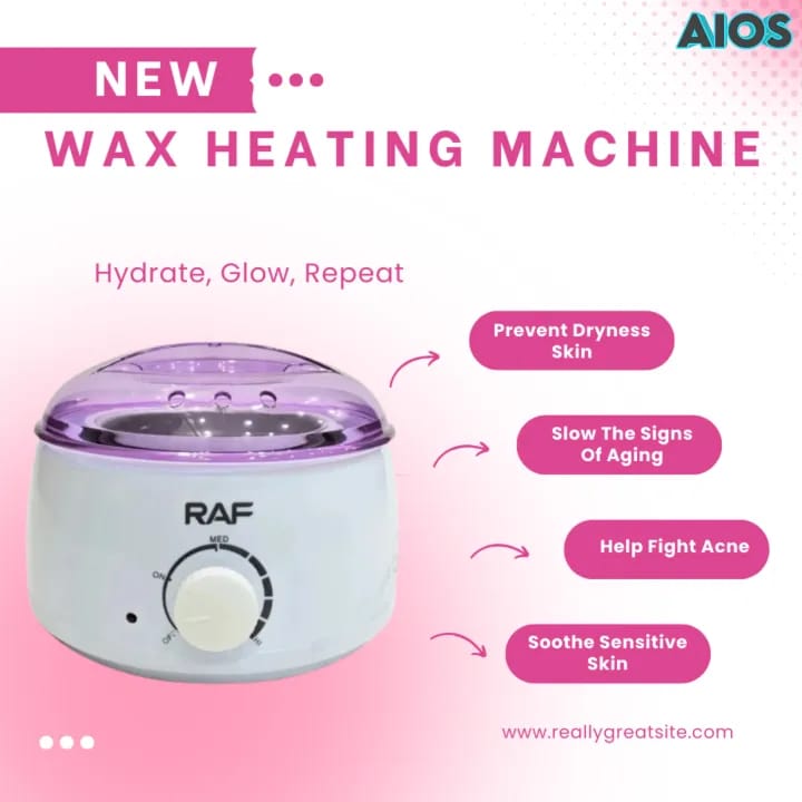 RAF Wax Heater Machine – Hair Removal Wax Warmer Pot | Electric Wax Heater with Temperature Control