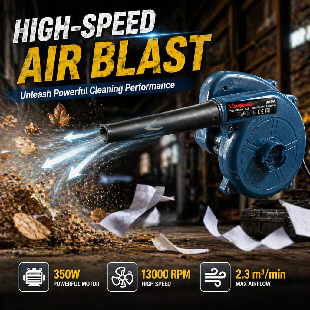 Electric Air Blower – 350W High Power Dust Cleaner 13000 RPM | Portable Dust Blower Machine