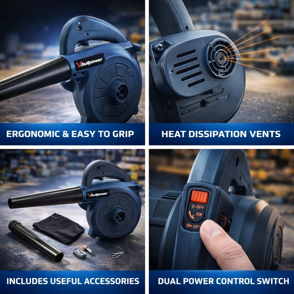Electric Air Blower – 350W High Power Dust Cleaner 13000 RPM | Portable Dust Blower Machine