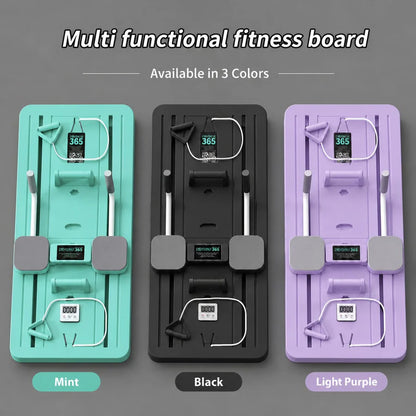 Multifunctional Pilates Board Abdominal Exercise Pushup Board 8IN1 - Automatic Rebound Full-Body Workout Machine for Men & Women