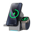 Foldable 3in1 15W Magnetic Wireless Charger Stand