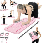 Multifunctional Pilates Board Abdominal Exercise Pushup Board 8IN1 - Automatic Rebound Full-Body Workout Machine for Men & Women