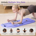 Multifunctional Pilates Board Abdominal Exercise Pushup Board 8IN1 - Automatic Rebound Full-Body Workout Machine for Men & Women
