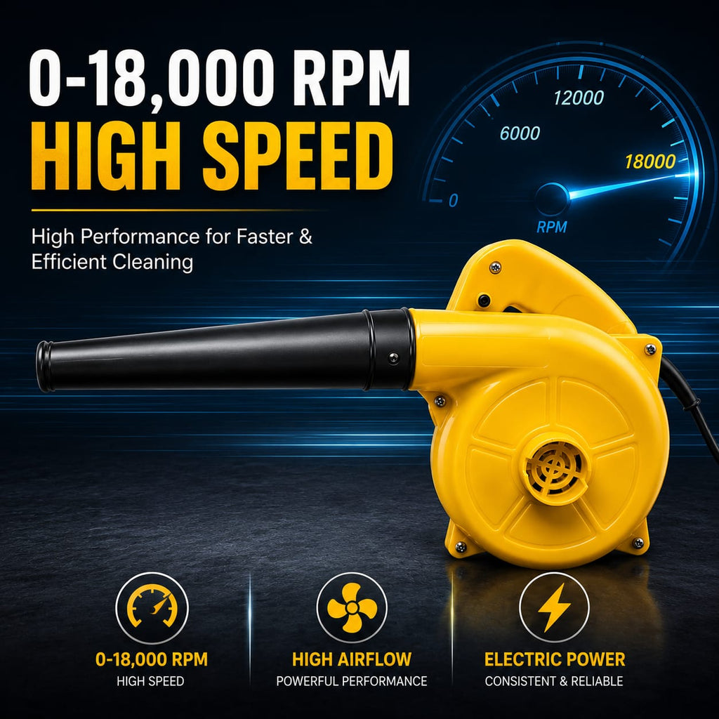 Electric Air Blower 400W High Speed 18000 RPM – Portable Electric Dust Cleaner Blower