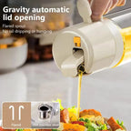 2-in-1 Oil Sprayer Bottle – Glass Oil Dispenser with Spray & Pour Function | Leakproof Cooking Oil Bottle