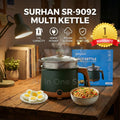 Surhan SR-9092 Multi Kettle 1.5L Non-Stick Ramen Cooker | Multi-Function Electric Pot for Pasta, Noodles, Steak, Egg