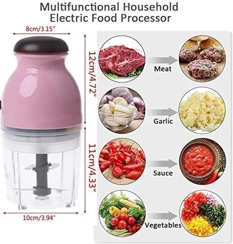 Osaka Capsule Cutter – Electric Food Chopper | Powerful Motor | Sharp Stainless Steel Blades