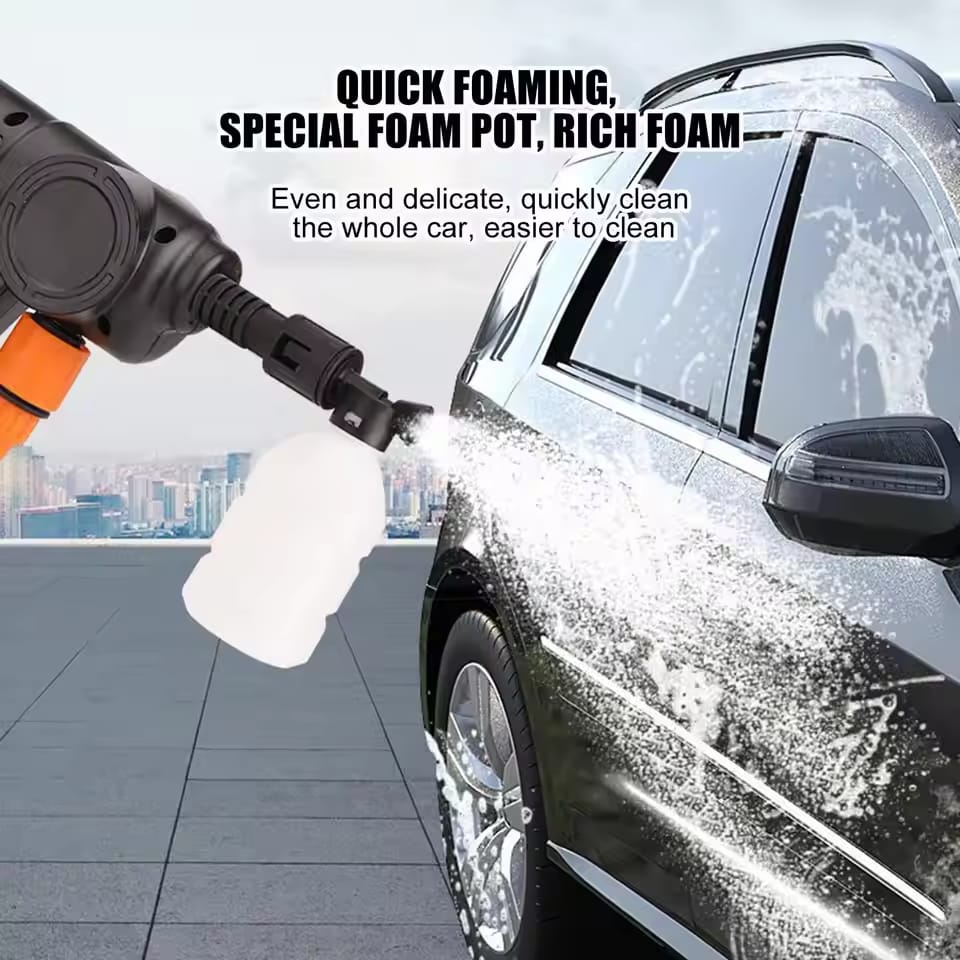 Double Battery 48Vf Pressure Washer Gun – Rechargeable Portable Car Washer