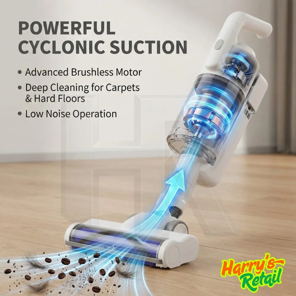 Cordless Stick Vacuum Cleaner – 2-in-1 Lightweight Handheld