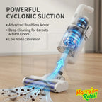 Cordless Stick Vacuum Cleaner – 2-in-1 Lightweight Handheld
