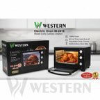 Western Electric Oven W-2416 – 24L Multi-Function Electric Oven | Baking, Grilling, Roasting & Toasting Oven