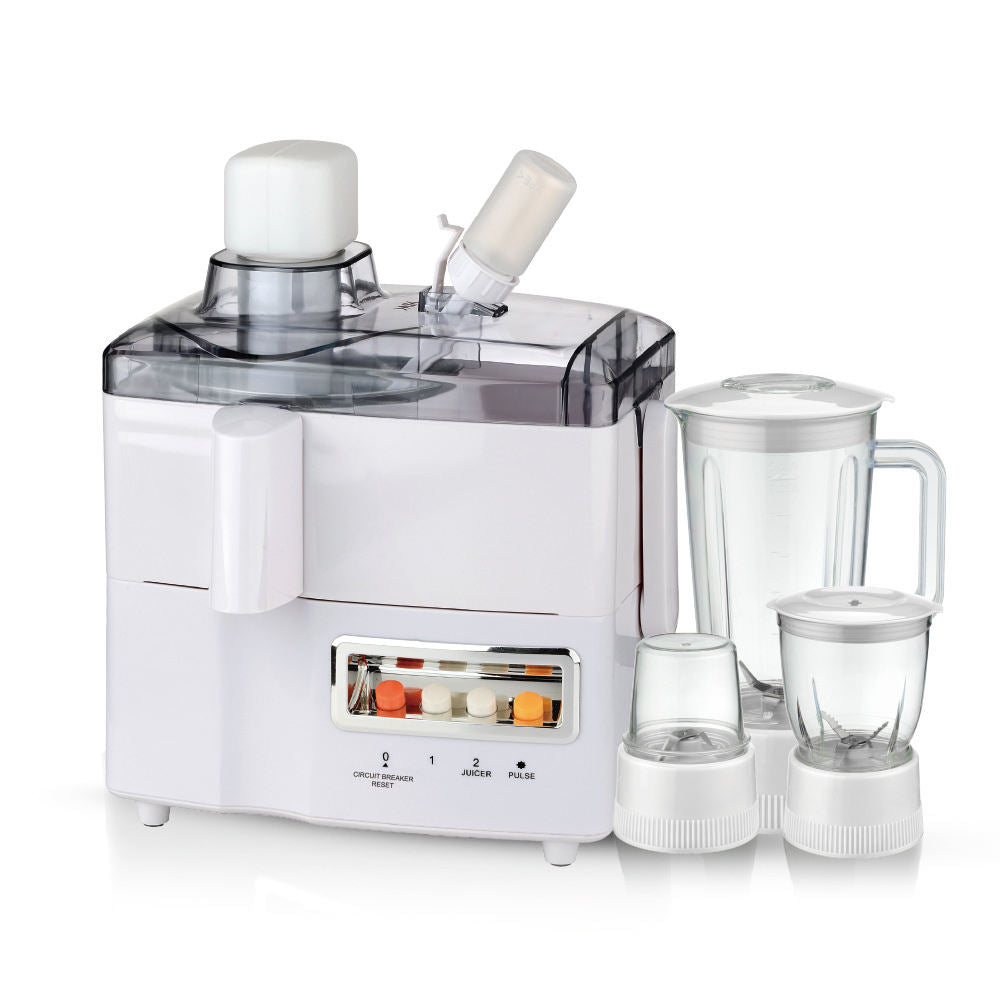 4-in-1 Juicer Blender Grinder Machine – Heavy Duty High-Speed Motor | Juicer, Blender, Dry Mill & Chopper