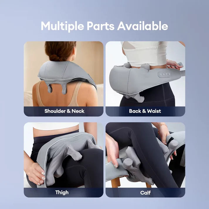 Right Way Shop™  Neck & Back Massager With Heat – Professional Electric Cervical Deep Tissue Pain Relief Massager / 1 year Warranty + Premium Quality